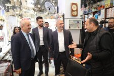 Başkanlardan H. Halil’de esnaf turu