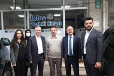 Başkanlardan H. Halil’de esnaf turu