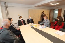 Kaymakam Güler ve Başkan Büyükgöz  Bayrak Töreninde Tübitak Fen Lisesinde