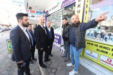 Başkan Büyükgöz Beylikbağı esnafını dinledi