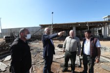 Başkan Büyükgöz sahada denetim turunda