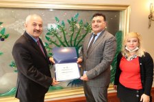 Çevreci kurumlara teşekkür belgesi Başkan Büyükgöz’den