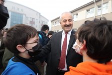 Kaymakam Güler ve Başkan Büyükgöz  İnönü’de Bayrak Töreninde   