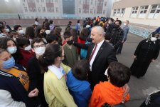 Kaymakam Güler ve Başkan Büyükgöz  İnönü’de Bayrak Töreninde   