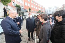 Kaymakam Güler ve Başkan Büyükgöz  Bayrak Töreninde Mollafenari’de