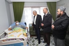 Başkan Büyükgöz’den  işçilere moral ziyareti