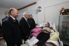 Başkan Büyükgöz’den  işçilere moral ziyareti