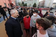 Kaymakam Güler ve Başkan Büyükgöz  İlyasbey Ortaokulu’nda