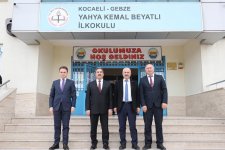 Kaymakam Güler ve Başkan Büyükgöz Yeni Haftaya Okul Ziyaretiyle Başladı