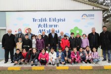 Başkan Büyükgöz Öğrencilerle Trafik Dersine Katıldı