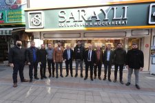  Başkan’lardan Eskiçarşı’da Esnaf Turu