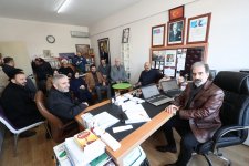 Başkanlar esnaf turu  için Yenikent’te