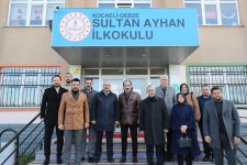 Başkanlar esnaf turu  için Yenikent’te