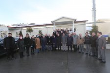 Başkanlar esnaf turu  için Yenikent’te