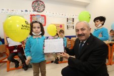 Gebzeli öğrencilere karneleri protokolden