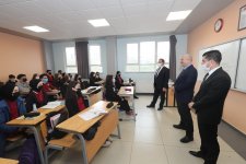 Kaymakam Güler ve Başkan Büyükgöz Atatürk Anadolu Lisesi’nde