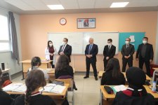 Kaymakam Güler ve Başkan Büyükgöz Atatürk Anadolu Lisesi’nde