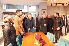 Başkanlardan İstasyon’da Esnaf Turu