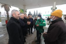 Başkanlardan İstasyon’da Esnaf Turu