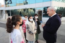 Kaymakam Güler ve Başkan Büyükgöz  Can Açıkgöz İmam Hatip Lisesi’nde