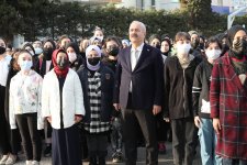 Kaymakam Güler ve Başkan Büyükgöz  Can Açıkgöz İmam Hatip Lisesi’nde