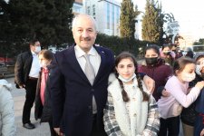 Kaymakam Güler ve Başkan Büyükgöz  Can Açıkgöz İmam Hatip Lisesi’nde