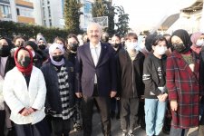 Kaymakam Güler ve Başkan Büyükgöz  Can Açıkgöz İmam Hatip Lisesi’nde