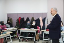 Kaymakam Güler ve Başkan Büyükgöz  Can Açıkgöz İmam Hatip Lisesi’nde