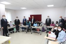 Kaymakam Güler ve Başkan Büyükgöz  Can Açıkgöz İmam Hatip Lisesi’nde