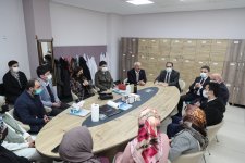 Kaymakam Güler ve Başkan Büyükgöz  Can Açıkgöz İmam Hatip Lisesi’nde