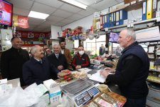 Başkanlardan Köşklüçeşme’de Esnaf Turu