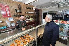 Başkanlardan Issıkgöl Esnaflarına Ziyaret