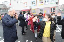 Kaymakam Güler ve Başkan Büyükgöz  Fevzi Çakmak İlkokulu’nda