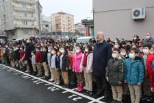 Kaymakam Güler ve Başkan Büyükgöz  Fevzi Çakmak İlkokulu’nda