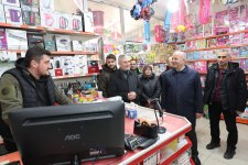    Başkanlar Tatlıkuyu esnaflarına konuk oldu