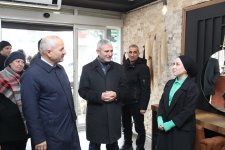    Başkanlar Tatlıkuyu esnaflarına konuk oldu