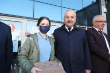 Kaymakam Güler ve Başkan Büyükgöz Dumlupınar İmam Hatip Ortaokulu’nda