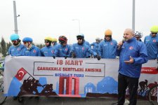 Zaferin Yıldönümünde Başkan Büyükgöz Çanakkale’ye Uğurladı