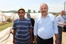 Başkan Büyükgöz’den;Gebzeli çiftçilere fide desteği