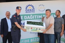Başkan Büyükgöz’den;Gebzeli çiftçilere fide desteği