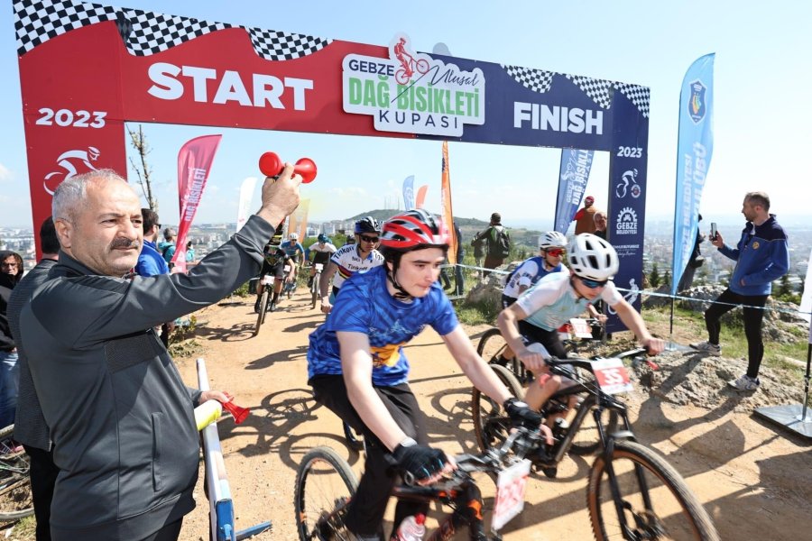 Ulusal Dağ Bisikleti Kupası Yarışları Gebze’de Yapıldı