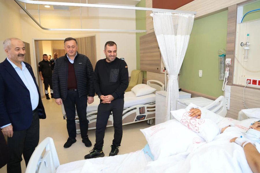 Başkan Büyükgöz’den moral ziyaretleri