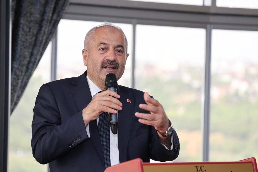 Kaymakam Özyiğit ve Başkan Büyükgöz MAHALLE MUHTARLARINI AĞIRLADI