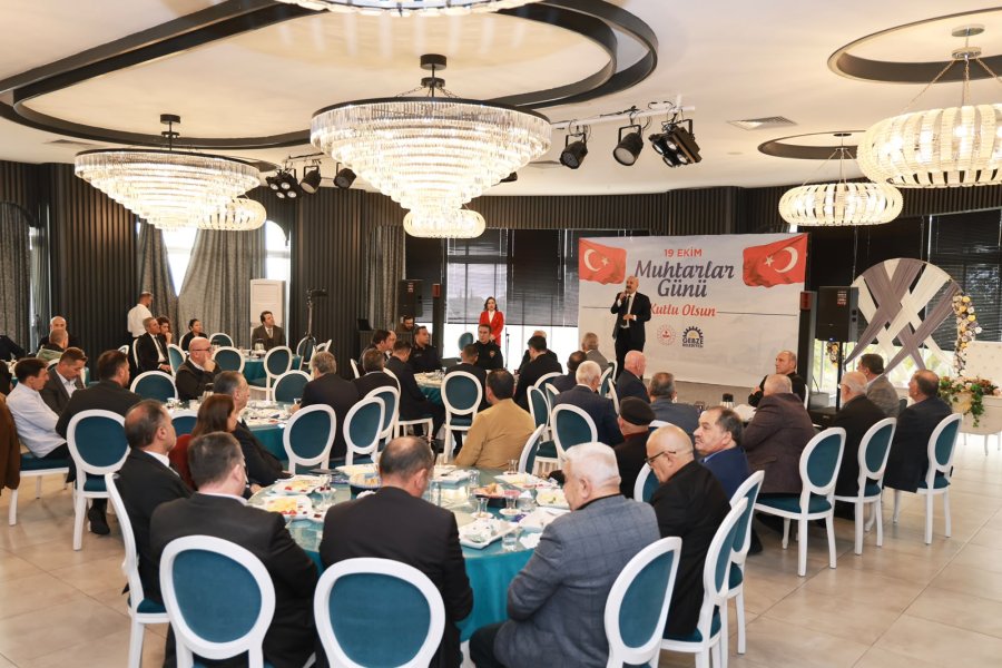 Gebze’de Muhtarlar Günü Buluşması