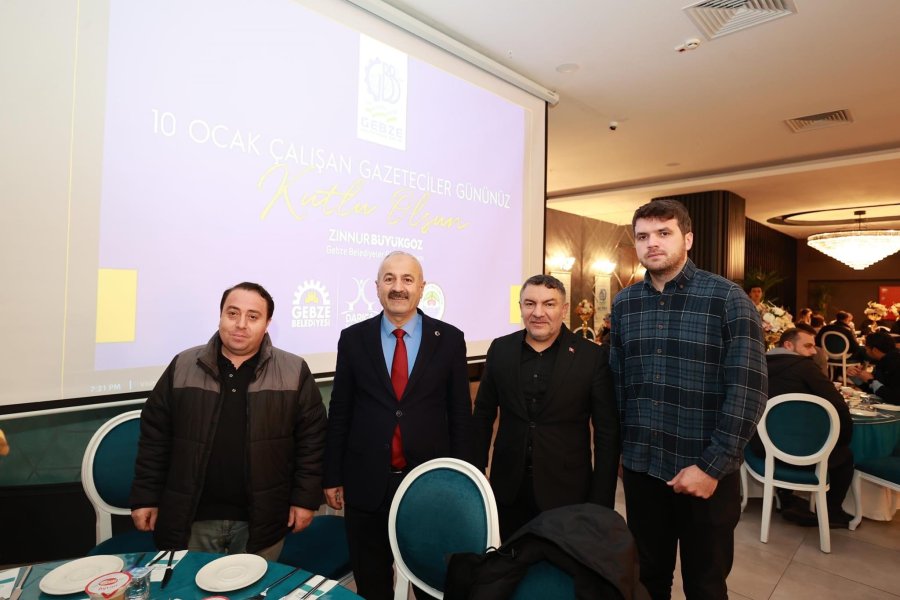 GBB BAŞKANLARI BASINI;  10 OCAK ÇALIŞAN GAZETECİLER GÜNÜNDE AĞIRLADI 