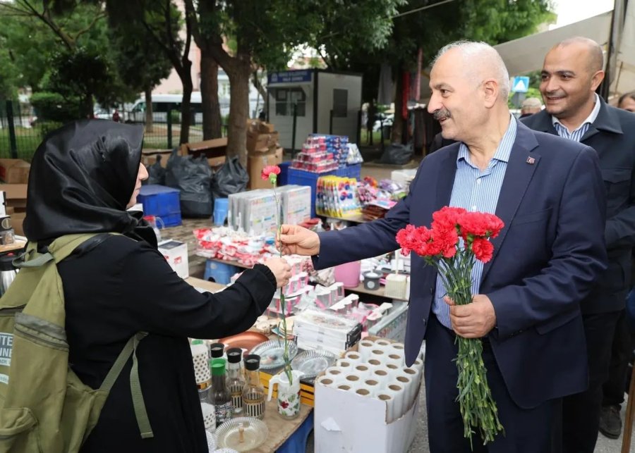  Başkan Büyükgöz’den Şehit Annesine Anlamlı Ziyaret 