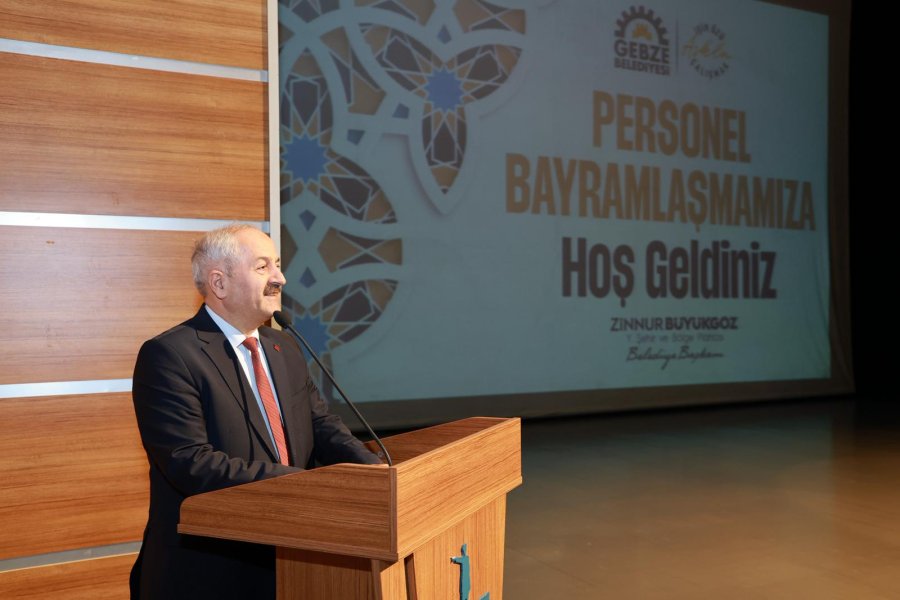 Gebze Belediyesi’nde Personel Bayramlaşması Gerçekleştirildi
