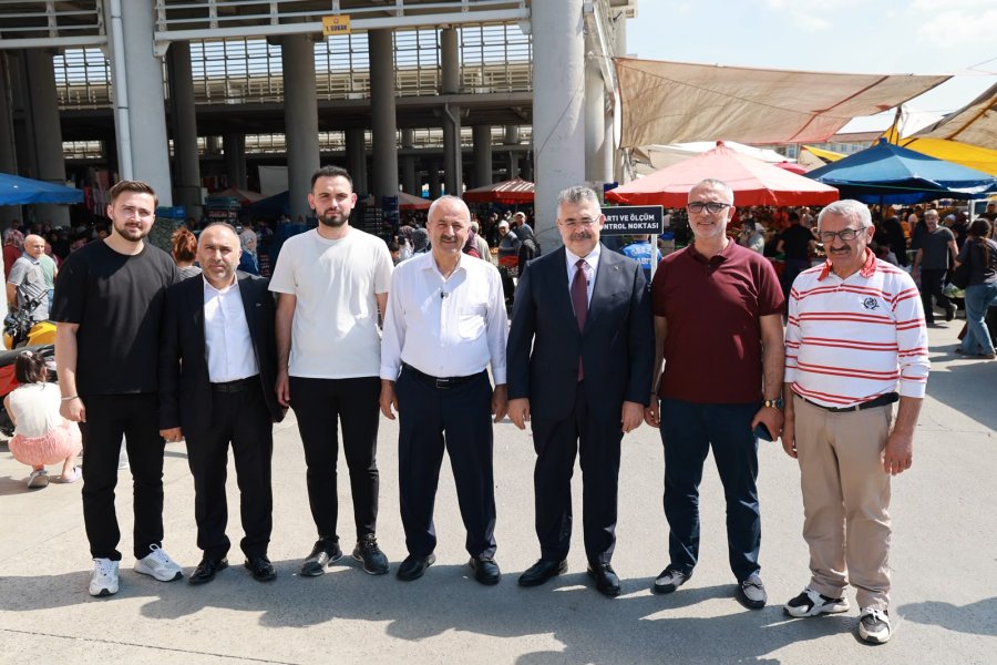 Mevlana Kapalı Pazar Yeri’nde Esnaf ve Vatandaşla Gönül Buluşması