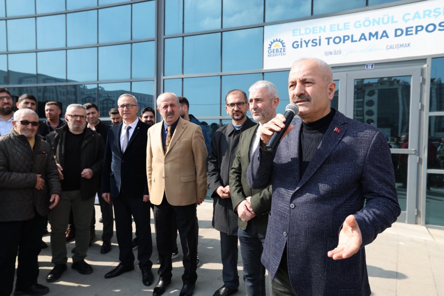 Ramazan Erzak Konvoyunu Başkan Büyükgöz Uğurladı