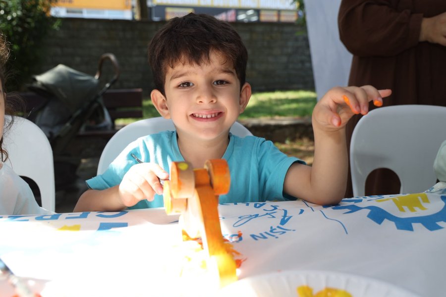 Atölyem Parkta Akşemsettin Parkı'nda Çocuklarla Buluştu